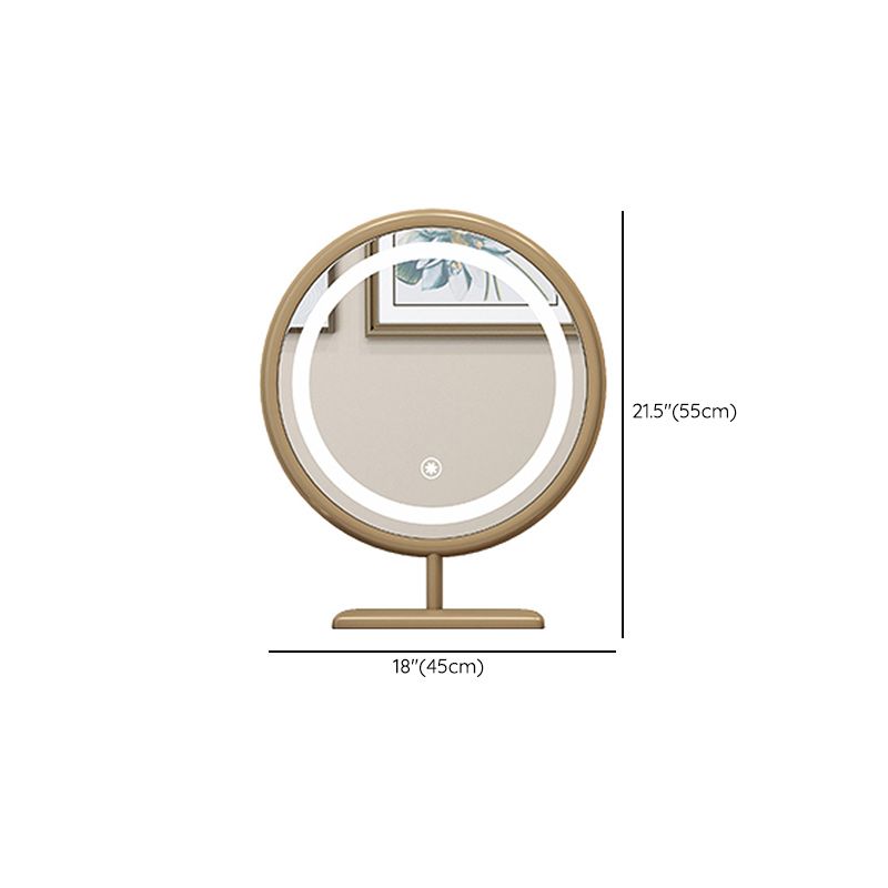 Scrivania per vanity per trucco in legno con 4 cassette per il trucco speculare scrivania vanity