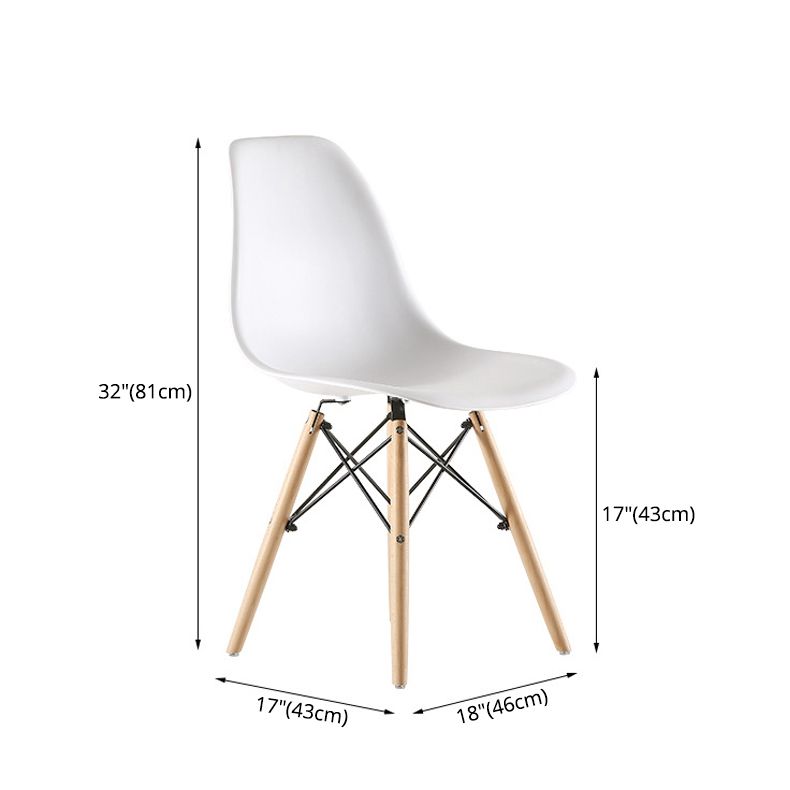 Kitchen Plastic Dining Chair Multicolor Side Chair Set with Wooden Legs Clearhalo ' kitchen&dining_furn' 'Dining Chairs' 'Dining Tables & Seating' 'dining_chair' 'Furniture' 'furniture_dining_chair' 'Kitchen & Dining Furniture' 'kitchen' 1200x1200_0680c427-84bc-4f03-b0fb-0b6ee36b1b20