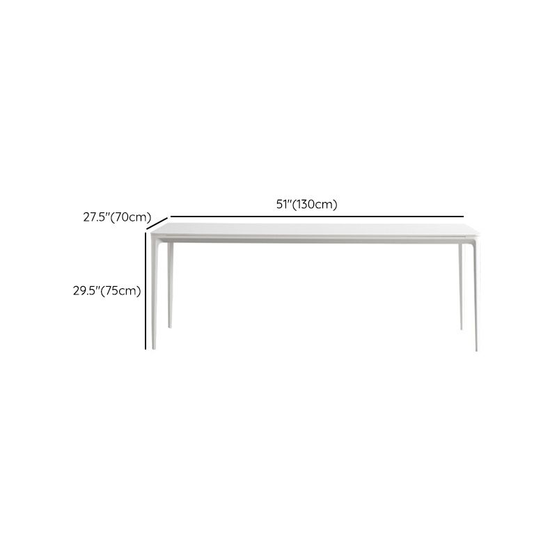 Modern Style 1/2/4/5/6/7 Pieces Dining Chairs Set Rectangle Stone Furniture in White Clearhalo 'Dining Room Sets' 'Dining Tables & Seating' 'dining_room_set' 'furn' 'furn_dining_room_set' 'Furniture' 'Kitchen & Dining Furniture' 1200x1200_0682908e-ad60-4c6f-b3c4-31ba46518dd5