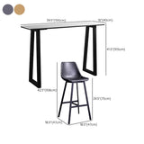 1/2/3 Pieces Pub Table Set Industrial Bar Stool and Table Set