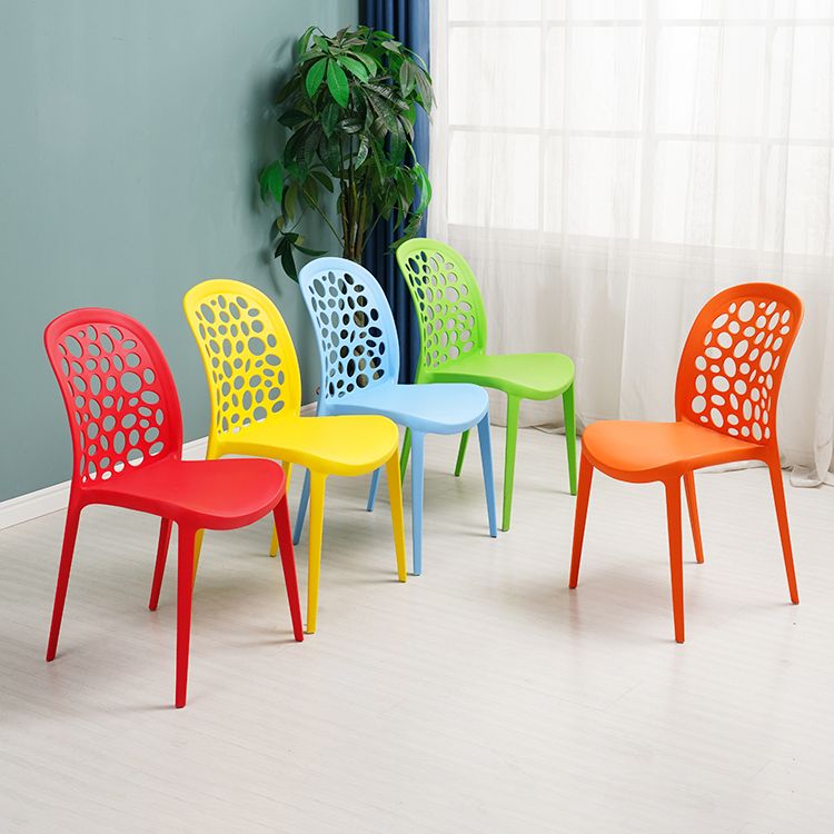 Nordic Dining Chair Plastic Dining Armless Chairs for Kitchen Clearhalo 'Dining Chairs' 'Dining Tables & Seating' 'dining_chair' 'Furniture' 'furniture_dining_chair' 'Kitchen & Dining Furniture' 1200x1200_0683c5a5-bad5-45ec-9960-ca6379edf118