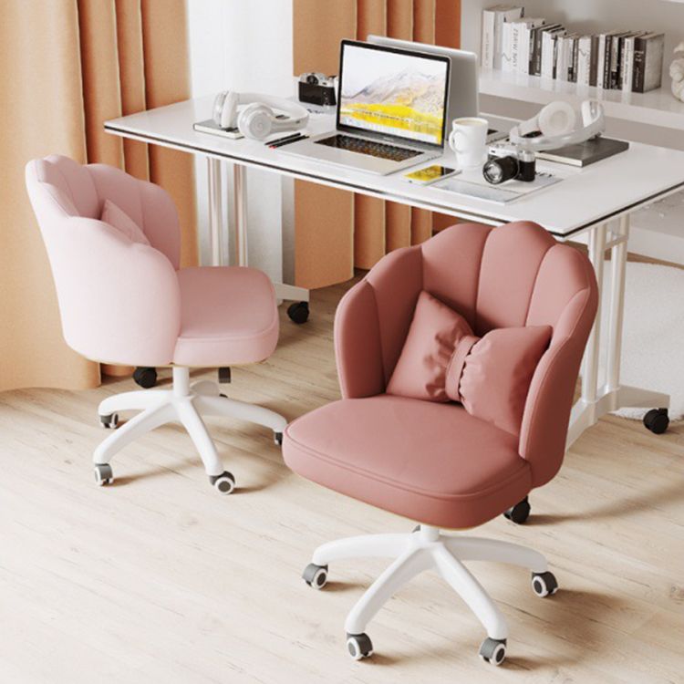 Metal Base Contemporary Office Chair Velvet Parsons Computer Desk Chair Clearhalo 'furn' 'furn_office_chair' 'Furniture' 'Office Chairs' 'Office Furniture' 'office_chair' 1200x1200_0683c9d9-501c-4af7-bfb0-56a0b47a1f81