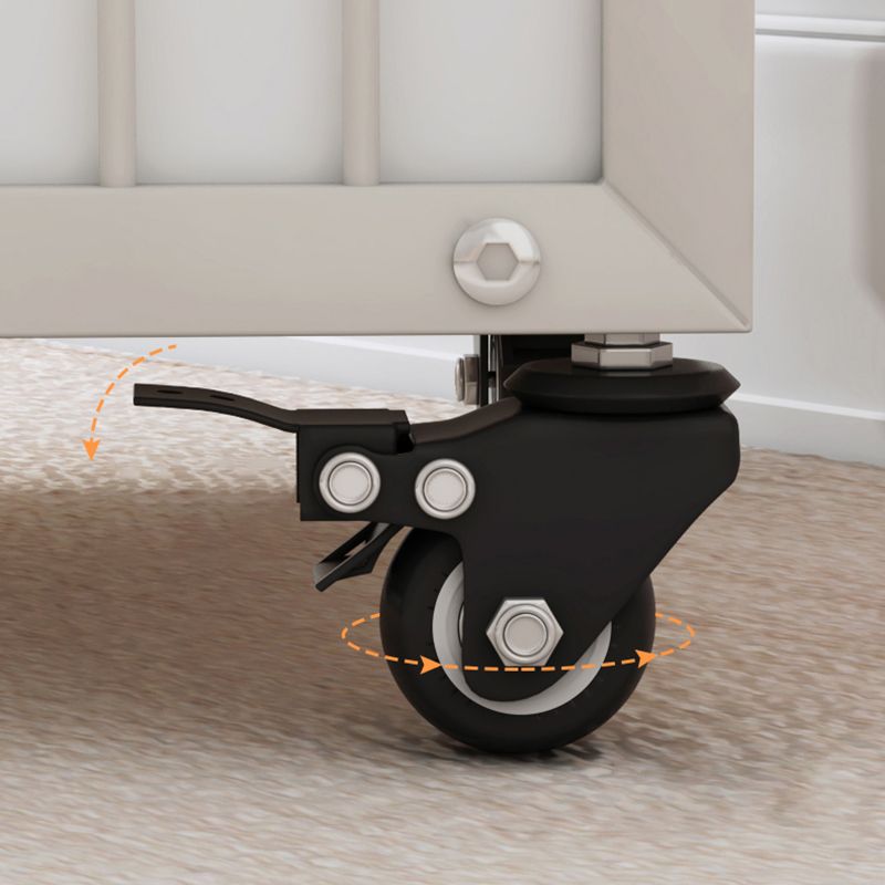 Libreria moderna in metallo puro bianco standard verticale chiuso libreria