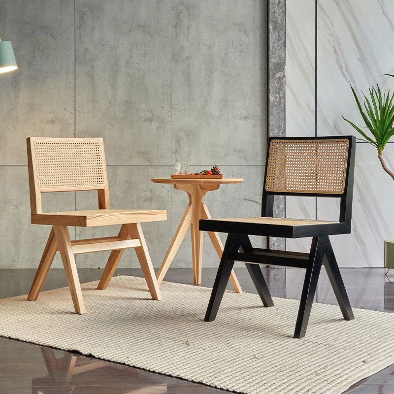 Modern Kitchen Side Dining Chairs Oak Wood Side Chairs for Home Clearhalo 'Dining Chairs' 'Dining Tables & Seating' 'dining_chair' 'furn' 'furn_dining_chair' 'Furniture' 'furniture_dining_chair' 'Kitchen & Dining Furniture' 1200x1200_0684d861-7d50-486e-abac-2d5f313c5dfd