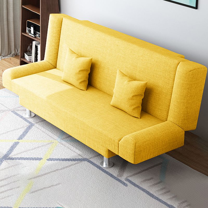 Cotton Blend 23"W Back Sofa Modern Armless Couch for Living Room Clearhalo 'furn' 'furn_sofas' 'Furniture' 'furniture_sofas' 'kitchen' 'kitchen_sofas' 'Living Room Furniture' 'Sofa' 'sofas' 1200x1200_06884b7c-0b4b-4bc9-a3b5-65ec67a919b5