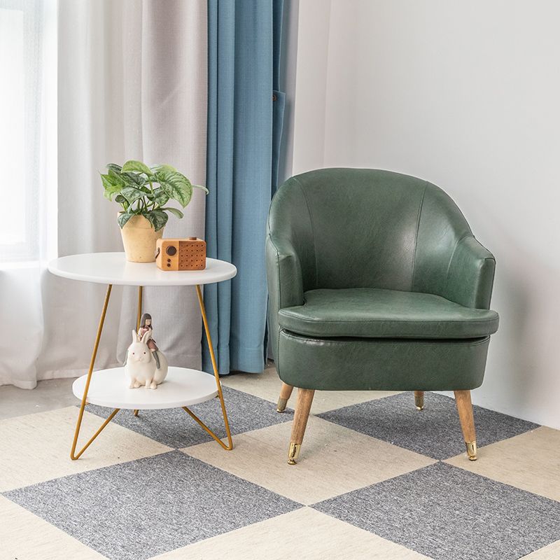 Minimalist Style Upholstered Side Chair Solid Back Arm Single Dining Side Chair for Home Clearhalo ' kitchen&dining_furn' 'Dining Chairs' 'Dining Tables & Seating' 'dining_chair' 'furn' 'furn_dining_chair' 'Furniture' 'furniture_dining_chair' 'Kitchen & Dining Furniture' 'kitchen' 1200x1200_0689fef2-fee8-4dd6-8333-dc806262df8f