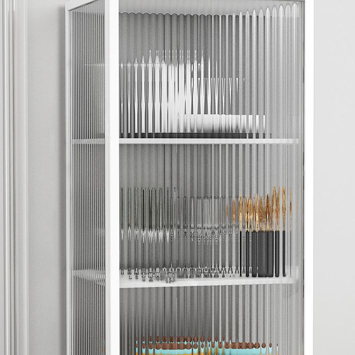 Server per porte della porta in vetro in metallo server in stile moderno per la sala da pranzo