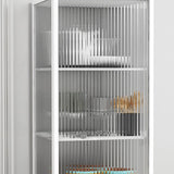 Server per porte della porta in vetro in metallo server in stile moderno per la sala da pranzo