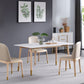 Sintered Stone Modern Rectangle Dining Table White Stone Top Table with Wooden 4 Legs Clearhalo ' dining_table' 'Dining Tables & Seating' 'Dining Tables' 'furn' 'furn_dining_table' 'Furniture' 'furniture_dining_table' 'Kitchen & Dining Furniture' 'kitchen&dining_furn' 'kitchen' 'kitchen_dining_table' 1200x1200_06907889-8432-4ee9-85b7-5eaf97923262