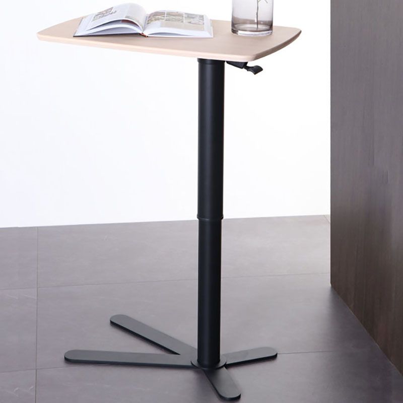 Industrial Style Metal Bar Table Rectangle Top Indoor Adjustable Height Bistro Table Clearhalo 'Bar Furniture' 'Bar Tables' 'bar_tables' 'furn' 'furn_bar_tables' 'Furniture' 'furniture_bar_tables' 'Kitchen & Dining Furniture' 'kitchen&dining_furn' 'kitchen' 1200x1200_069119bd-2bc0-47ed-b95a-43d80cc6ea8c