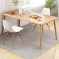 Standard Height Wooden Top Dining Set with 4 Light Brown Wood Legs for Dining Furniture Clearhalo 'Dining Room Sets' 'Dining Tables & Seating' 'dining_room_set' 'Furniture' 'furniture_dining_room_set' 'Kitchen & Dining Furniture' 'kitchen&dining_furn' 'kitchen' 1200x1200_0694af04-ace7-4619-ac47-a345fe1f8ee8