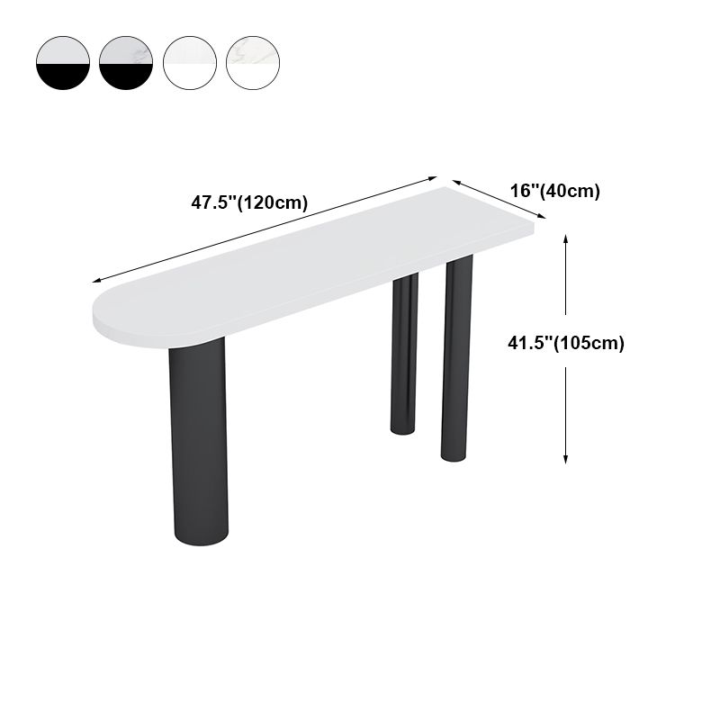 White Modern Style Specialty Bar Table in Faux Marble and Wood Milk Tea Shop Bar Table Clearhalo 'Bar Furniture' 'Bar Tables' 'bar_tables' 'furn' 'furn_bar_tables' 'Furniture' 'furniture_bar_tables' 'Kitchen & Dining Furniture' 1200x1200_069a7394-90ec-45d9-bd15-684a5bbb3be5