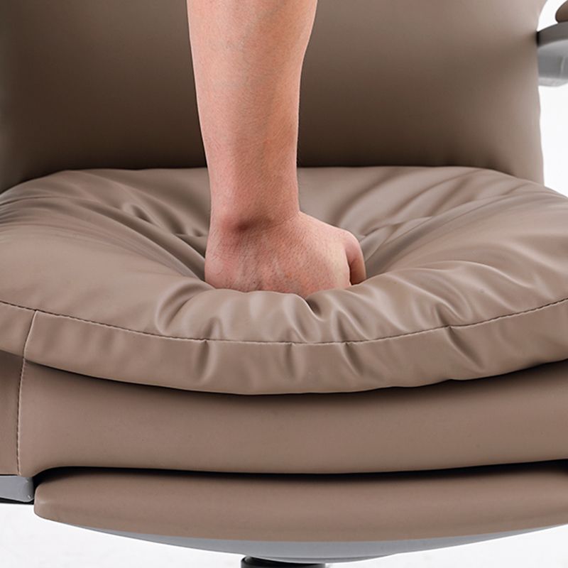 Modern Padded Arms Desk Chair Ergonomic Office Chair with Wheels Clearhalo 'furn' 'furn_office_chair' 'Furniture' 'Office Chairs' 'Office Furniture' 'office_chair' 1200x1200_069dd5f9-cb7d-4116-b5f7-e1a61dc40836