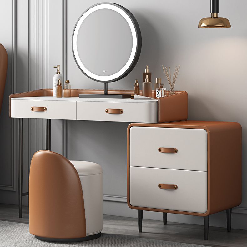 Tavolo da toeletta in legno in legno in legno massiccio in legno in legno massiccio top in pietra