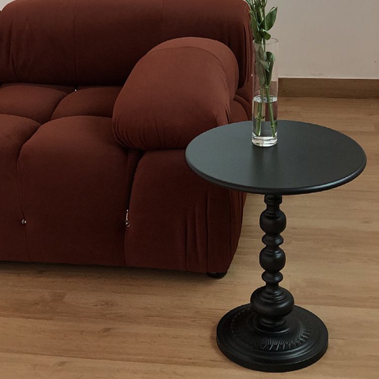 20.5 inch Tall Pedestal Side Table Metal Round Side End Table Clearhalo 'Coffee & Accent Tables' 'End & Side Tables' 'end_side_tables' 'furn' 'furn_end_side_tables' 'Furniture' 'Living Room Furniture' 1200x1200_069fa88e-6536-4123-8333-94ed513c8a38