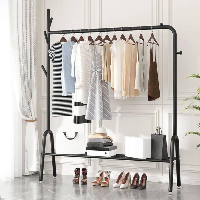 Fancy Hall Tree Hermoso árbol de entrada de metal con estante de almacenamiento de ganchos