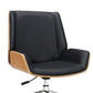 Contemporary Managers Chair Faux Leather and Chrome Frame Desk Chair Clearhalo 'furn' 'furn_office_chair' 'Furniture' 'Office Chairs' 'Office Furniture' 'office_chair' 1200x1200_06a0f711-3ad6-4961-9f48-cd805c8ef0e9