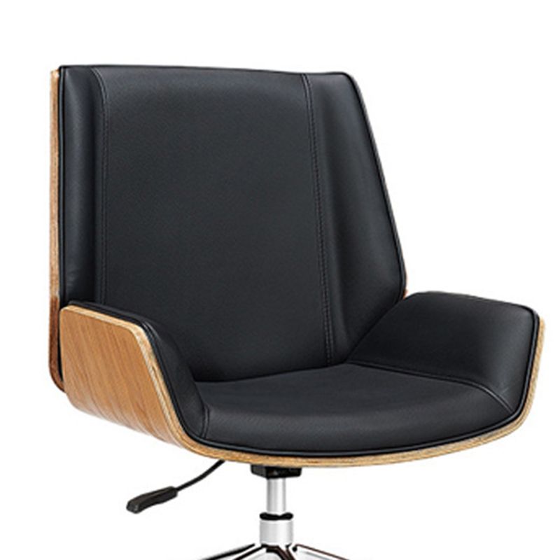 Contemporary Managers Chair Faux Leather and Chrome Frame Desk Chair Clearhalo 'furn' 'furn_office_chair' 'Furniture' 'Office Chairs' 'Office Furniture' 'office_chair' 1200x1200_06a0f711-3ad6-4961-9f48-cd805c8ef0e9