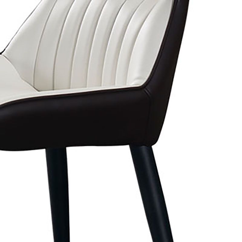 Industrial Wingback Parsons Chair for Kitchen Faux Leather Dining Chairs Clearhalo 'Dining Chairs' 'Dining Tables & Seating' 'dining_chair' 'furn' 'furn_dining_chair' 'Furniture' 'Kitchen & Dining Furniture' 1200x1200_06a10f81-0c10-44e9-b84a-7076e8aee4e3