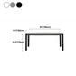 Stone Top Dining Table Modern Rectangle Dining Table with 4 Wood Legs Clearhalo 'Dining Tables & Seating' 'Dining Tables' 'dining_table' 'furn' 'furn_dining_table' 'Furniture' 'furniture_dining_table' 'Kitchen & Dining Furniture' 'kitchen' 'kitchen_dining_table' 1200x1200_06a273b5-6965-49da-a2e7-8b6c09534d9a