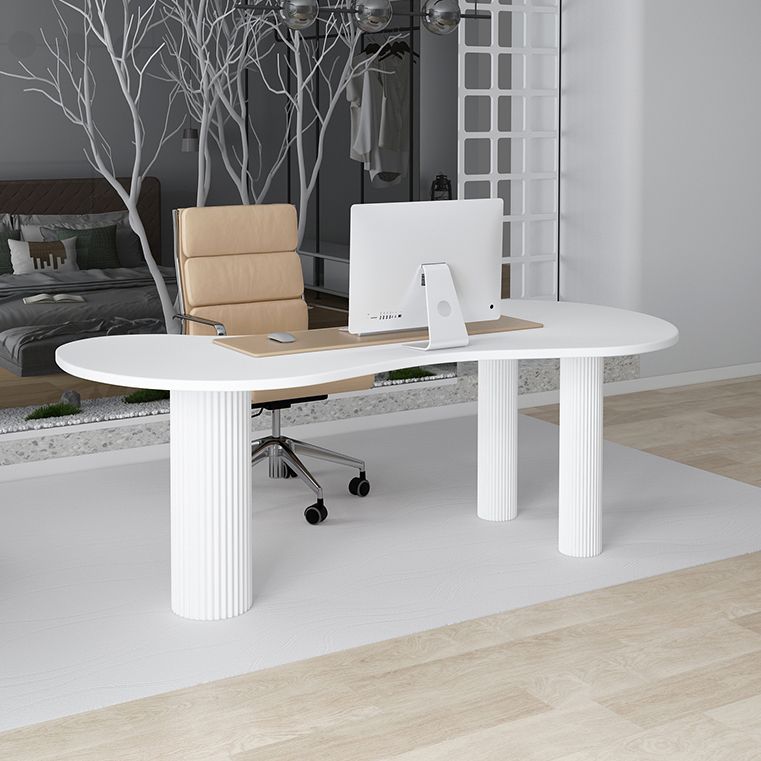 Home Office Writing Desk Industrial Style Solid Wood Writing Desk Clearhalo 'furn' 'furn_office_desk' 'Furniture' 'furniture_office_desk' 'Office Desks' 'Office Furniture' 'office_desk' 1200x1200_06a426fe-5265-4957-b754-7a6ded44471d