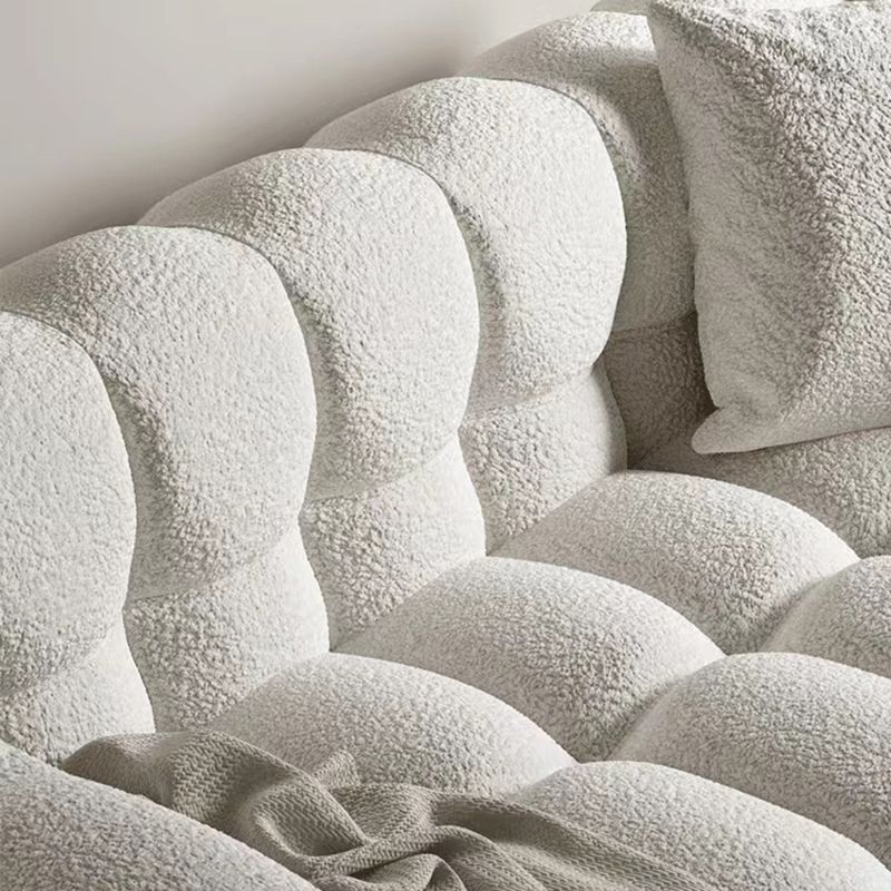 Divani in stile moderno Materiale in velluto in velluto forma quadrata di bracciale trapuntata