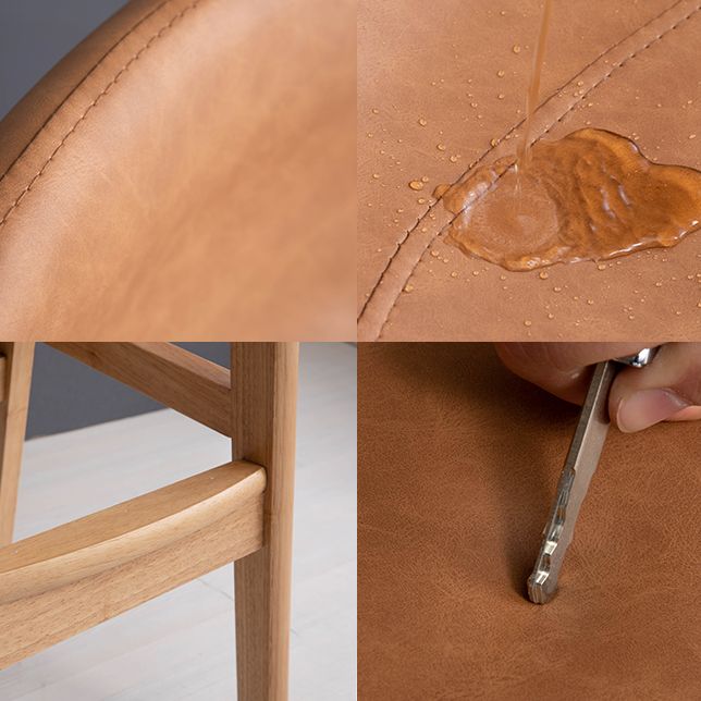 Scandinavia Style Bar-stool Bucket Seat Wooden Legs Barstool for Kitchen Bar Clearhalo 'Bar Furniture' 'Bar Stools' 'bar_stools' 'furn' 'furn_bar_stools' 'furniture_bar_stools' 'Kitchen & Dining Furniture' 'kitchen&dining_furn' 'kitchen' 'kitchen_furn' Furniture' 1200x1200_06ab9948-0a96-4b99-bf54-201956bac36e