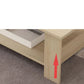 Contemporary 4 Legs Wood with Storage Shelf Rectangular Single Coffee Table