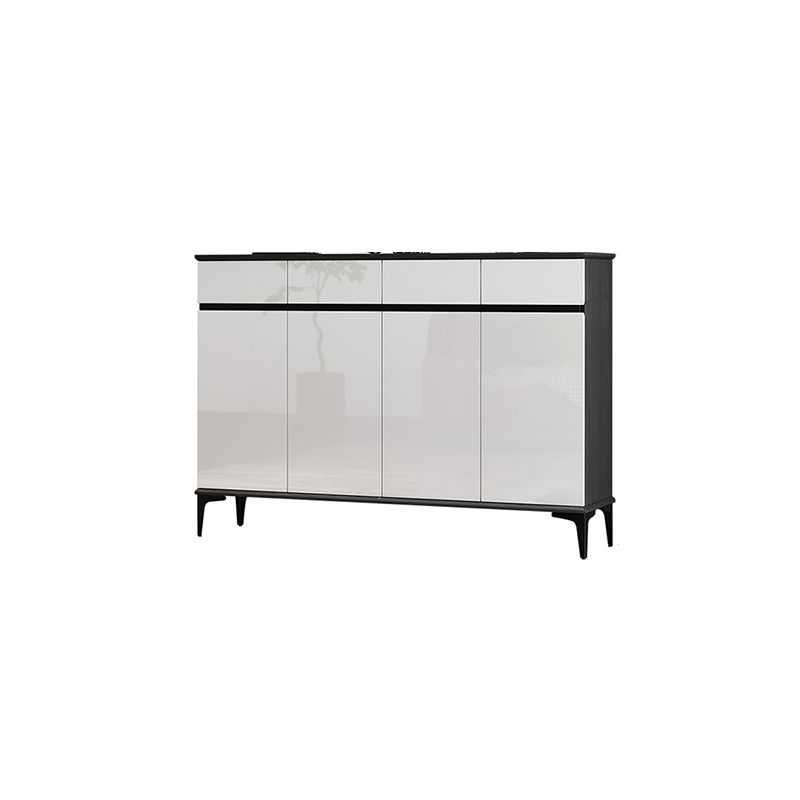 Moderno moderno moderno 39,4 "2/34 - cassetto grigio e nero armadio