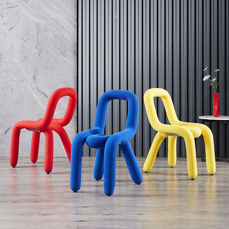 Modern Velvet Dining Room Chair Armless Metal Side Chair for Home Use Clearhalo 'Dining Chairs' 'Dining Tables & Seating' 'dining_chair' 'furn' 'furn_dining_chair' 'Furniture' 'Kitchen & Dining Furniture' 1200x1200_06adf25d-e12f-44eb-a2bc-bd1c9874a2b1