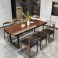1/2/3/5/7 Pieces Brown Dining Room Set Industrial Style Solid Wood Furniture Clearhalo 'Dining Room Sets' 'Dining Tables & Seating' 'dining_room_set' 'furn' 'furn_dining_room_set' 'Furniture' 'furniture_dining_room_set' 'Kitchen & Dining Furniture' 'kitchen&dining_furn' 'kitchen' 1200x1200_06ae7ede-339b-4e38-9bde-1ea4bfa190f3