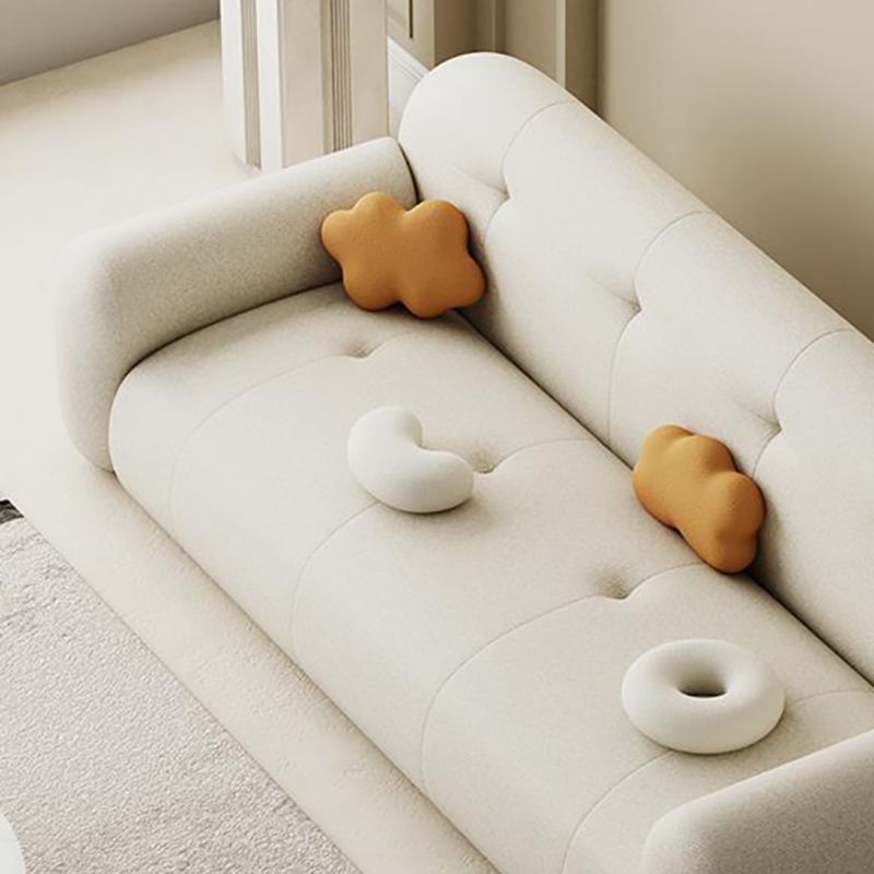 Modern Solid Color Settee Stationary Leather Sofa for Living Room Clearhalo 'furn' 'furn_sofas' 'Furniture' 'Living Room Furniture' 'Sofa' 'sofas' 1200x1200_06af7bda-ad53-4ad2-b6e3-0248f4ca9b20