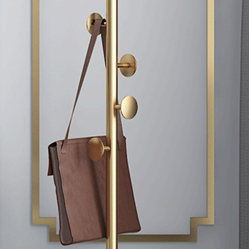 Vrijstaande hall tree marmeren basisinvoer hal boom met 8 haken