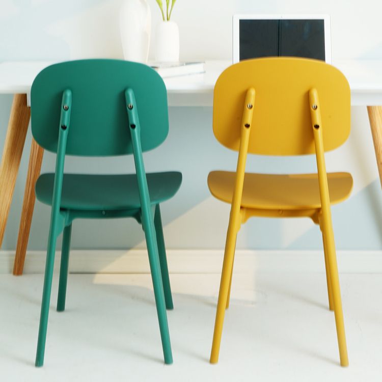 Modern Plastic Side Chair Indoor-Outdoor Open Back Dining Armless Chairs Clearhalo ' kitchen&dining_furn' 'Dining Chairs' 'Dining Tables & Seating' 'dining_chair' 'furn' 'furn_dining_chair' 'Furniture' 'furniture_dining_chair' 'Kitchen & Dining Furniture' 'kitchen' 1200x1200_06b21847-cba6-44f6-9832-4be0fa379165