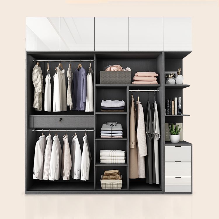 Moderne Hausgarderobe Schrank entwickelte Holzgarderobe mit Schublade