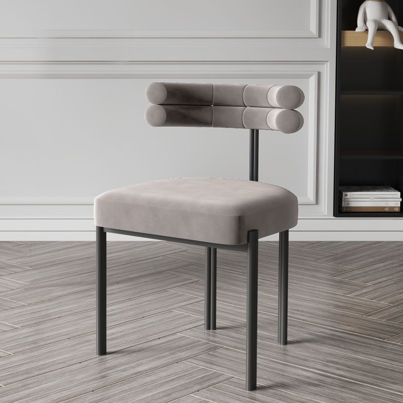 Designer Style Dining Side Chair Open Back Armless Dining Chair Clearhalo ' kitchen&dining_furn' 'Dining Chairs' 'Dining Tables & Seating' 'dining_chair' 'furn' 'furn_dining_chair' 'Furniture' 'furniture_dining_chair' 'Kitchen & Dining Furniture' 'kitchen' 1200x1200_06b3cabf-f05f-43ee-8ece-70477d5523dd