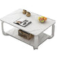 Glam Coffee Table with Cross Legs and Storage Shelf Cocktail Table Clearhalo 'Coffee & Accent Tables' 'Coffee Tables' 'coffee_tables' 'furn' 'furn_coffee_tables' 'Furniture' 'Living Room Furniture' 1200x1200_06b5310a-b3e6-4ea1-b593-c09a24997ad2