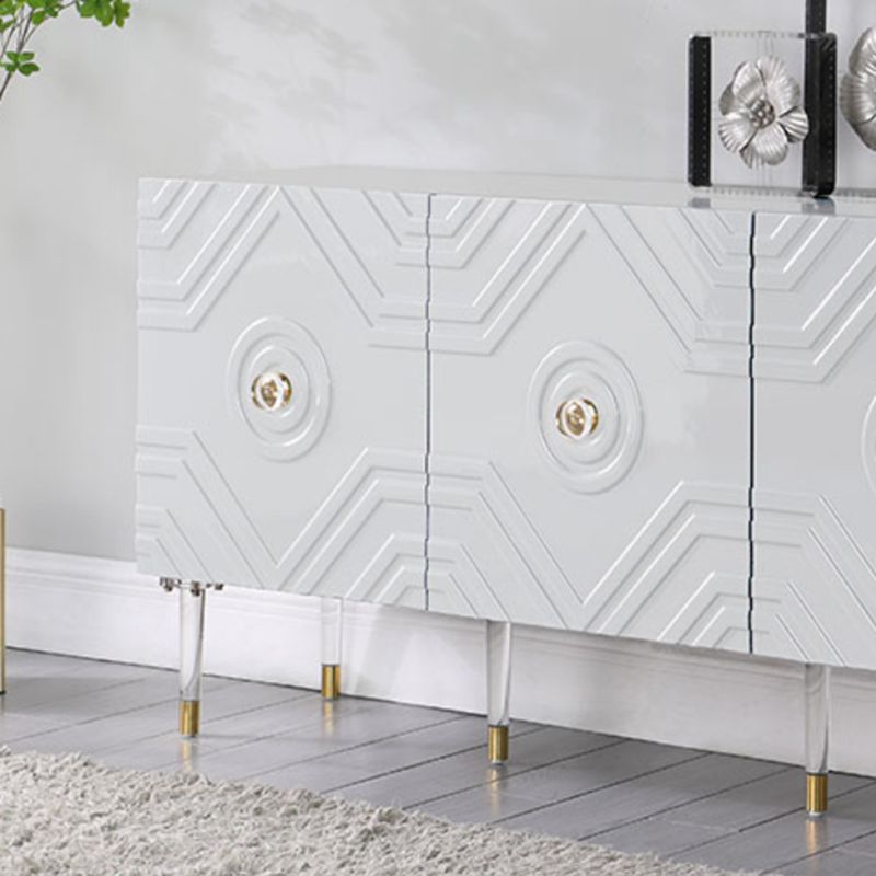 Armadietto di sideboard in legno ingegnerizzato con mensole regolabili moderno tavolo da sideboard