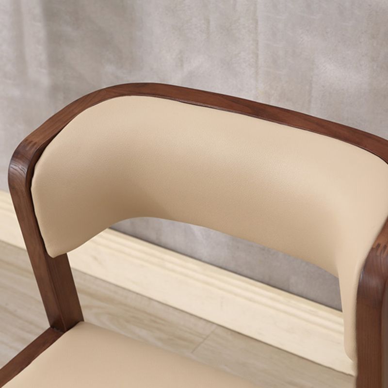 Contemporary Style Kitchen Wooden Dining Chair Open Back Dining Armless Side Chairs Clearhalo ' kitchen&dining_furn' 'Dining Chairs' 'Dining Tables & Seating' 'dining_chair' 'furn' 'furn_dining_chair' 'Furniture' 'furniture_dining_chair' 'Kitchen & Dining Furniture' 'kitchen' 1200x1200_06b86c85-2acf-4876-8469-a5be35328545