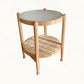 4 Legs Tropical Glass Coffee Table No Distressing Bunching Tables with Shelf Clearhalo 'Coffee & Accent Tables' 'Coffee Tables' 'coffee_tables' 'furn' 'furn_coffee_tables' 'Furniture' 'Living Room Furniture' 1200x1200_06b89ef5-efcf-4ee3-9a7f-fe4a2c5a28ea