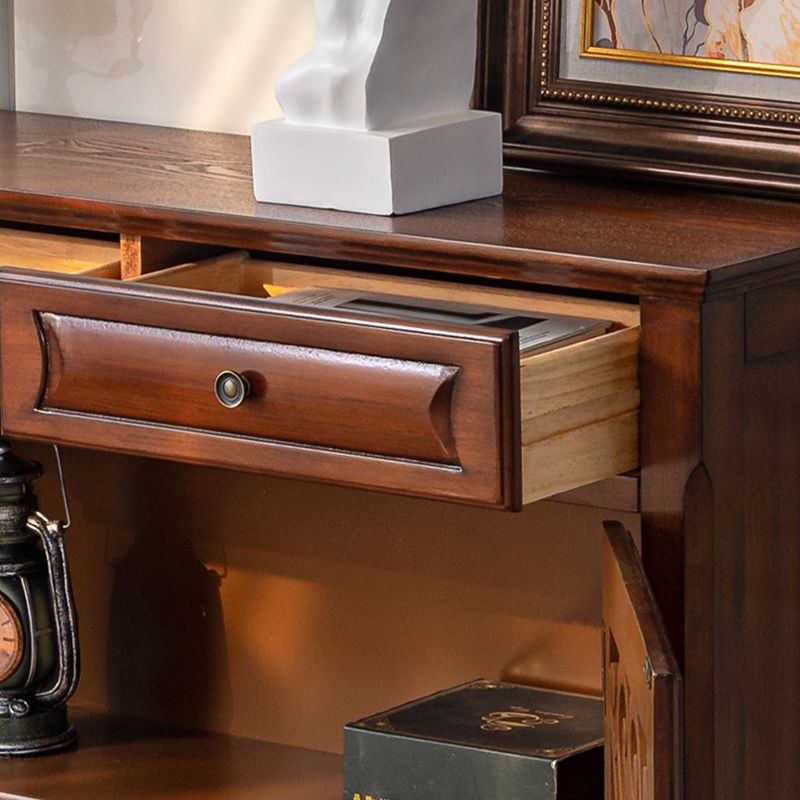 36.02"Tall 1- Door Wooden Cabinet, 2-drawer Rectangle Accent Cabinet Clearhalo 'Cabinets & Chests' 'cabinets_chests' 'furn' 'furn_cabinets_chests' 'Furniture' 'Living Room Furniture' 1200x1200_06ba611b-f2cb-4848-a1c8-15caf2727110