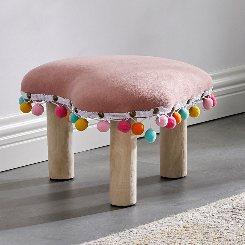 Orange Modern Standard Cotton Tear Resistant Standard for Living Room Clearhalo 'furn' 'furn_ottomans_poufs' 'Furniture' 'Living Room Furniture' 'Ottomans & Poufs' 'ottomans_poufs' 1200x1200_06baf80b-2cad-4b66-a8e0-e30328177725