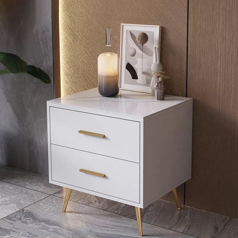 Slate Coffee Table Glam Nesting Coffee Table Set with Storage Drawers Clearhalo 'Coffee & Accent Tables' 'Coffee Tables' 'coffee_tables' 'furn' 'furn_coffee_tables' 'Furniture' 'Living Room Furniture' 1200x1200_06bd35f0-06e6-4f63-a8c9-1485a0214b0e