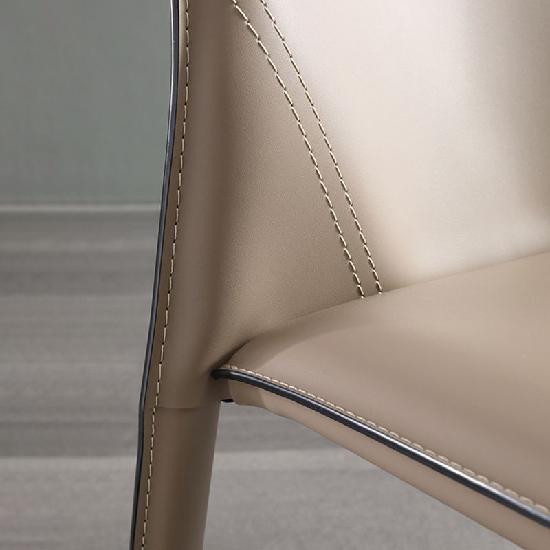 Dining Room Home Side Chair Faux Leather Dining Chairs with Upholstered