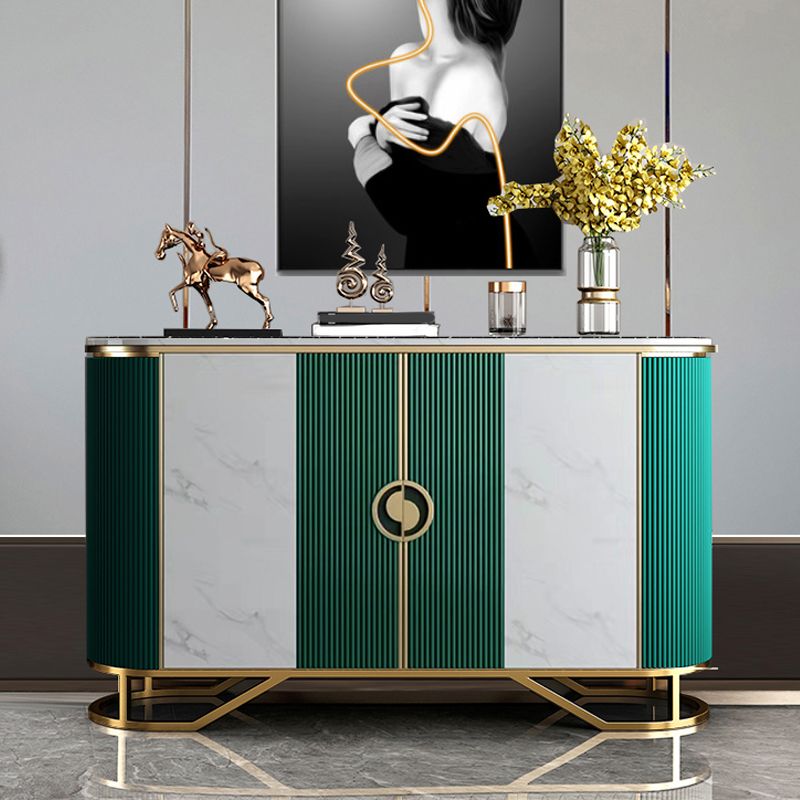 Glam Sideboard Cabinet Marmo Sideboard Tavolo con porte per cucina