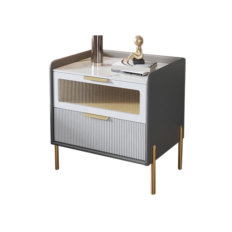 Table table de chevet de table de glamour classique pour chambre à coucher