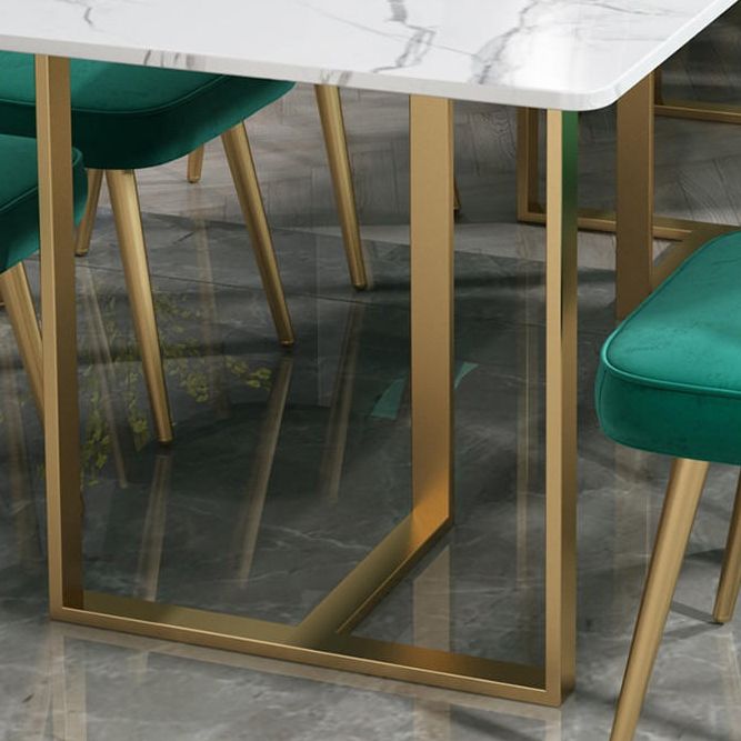 Moderner Büroschreibtisch weißer oberer rechteckiger Schreibtisch für Zuhause