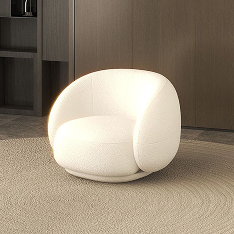 23.62インチの高さの現代的な湾曲した傾斜ソファリビングルーム