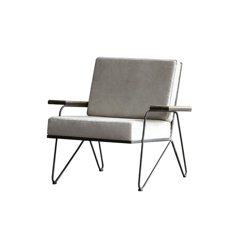 Nordic Arms Included Square Arms Cushion Back Accent Armchair