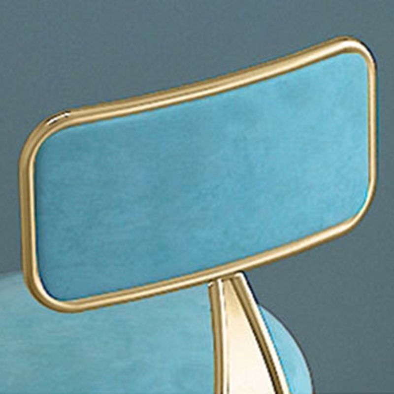 Glam Metal Barstool Velvet Footrest Stool in Matte Finish for Indoor Clearhalo 'Bar Furniture' 'Bar Stools' 'bar_stools' 'furn' 'furn_bar_stools' 'Furniture' 'Kitchen & Dining Furniture' 1200x1200_06c6fa4a-6f1e-425e-a569-9337f89f06d1